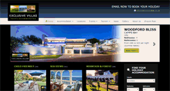 Desktop Screenshot of exclusivevillas.co.za